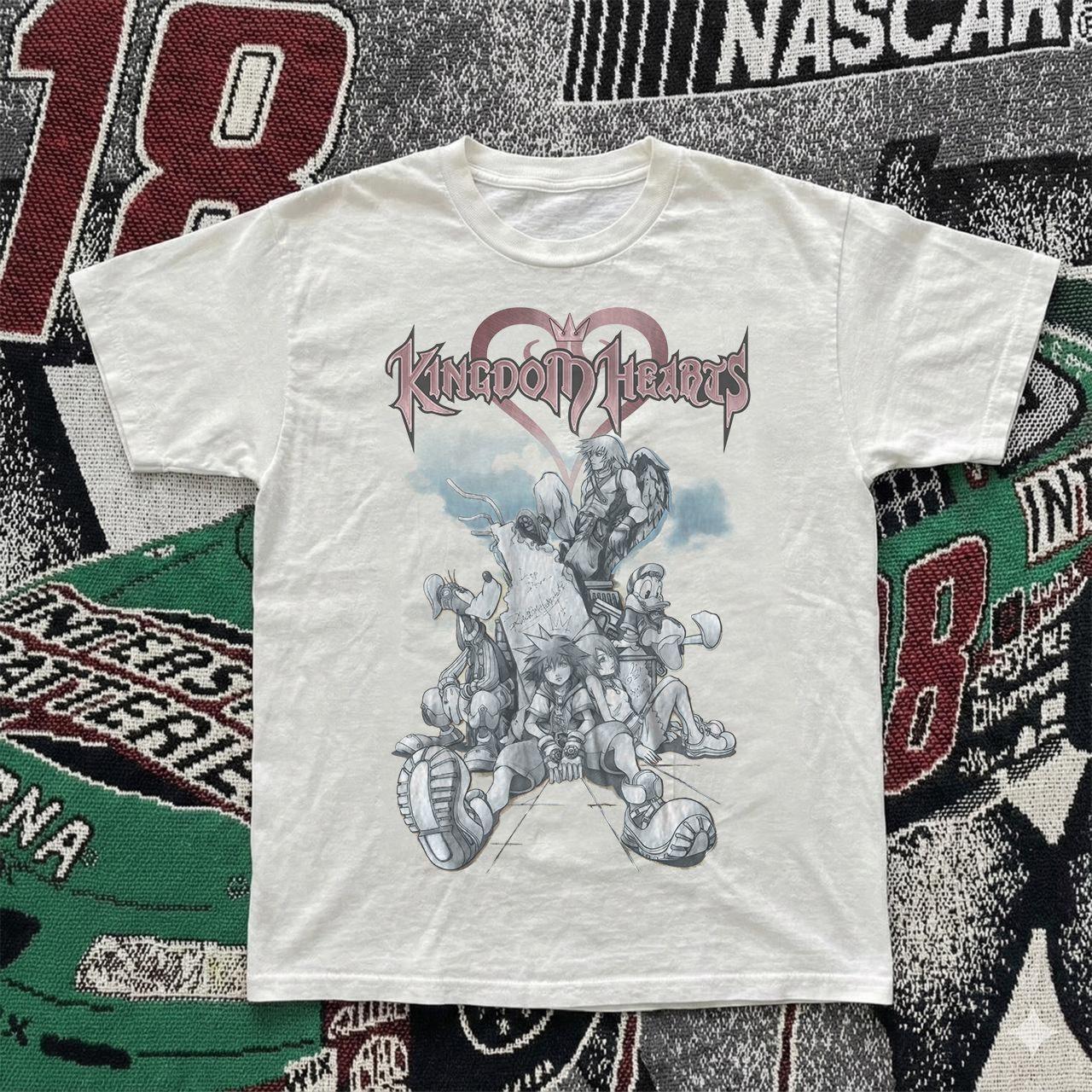 Style Kingdom Hearts T Shirt White Size S